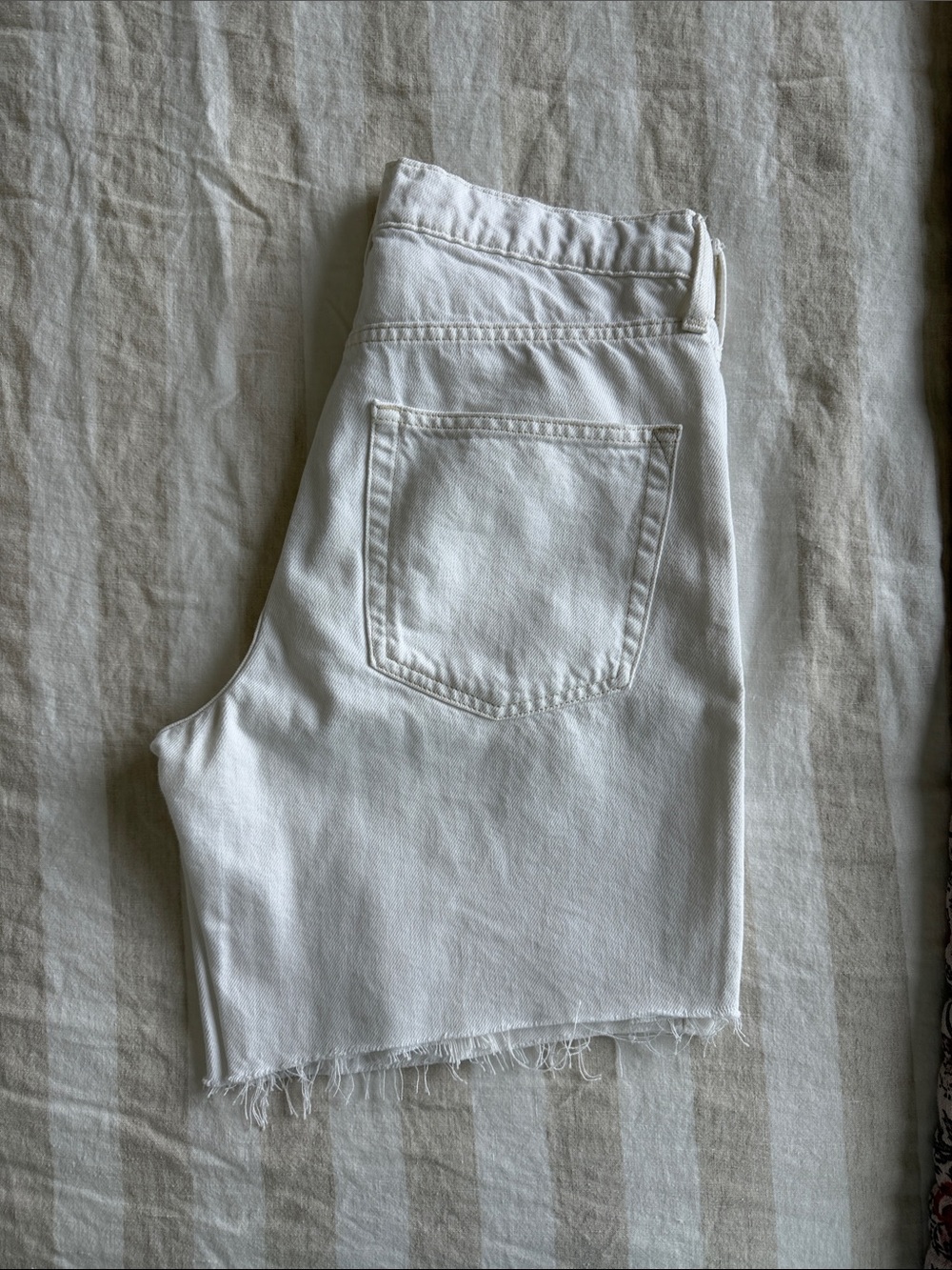 GAP White Denim Jean Shorts